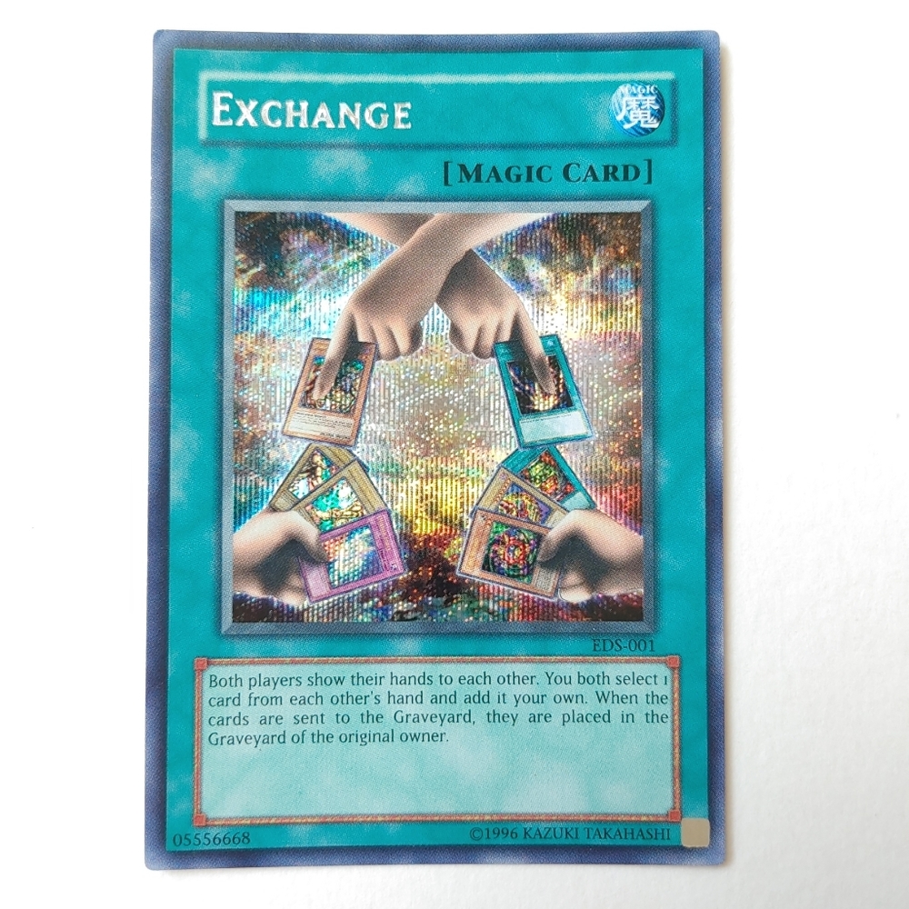 Yugioh Exchange magic card EDS-001 holo card
